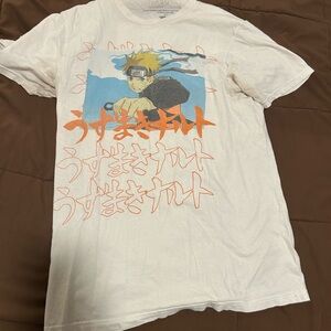 White Nauruto  Men’s Shirt